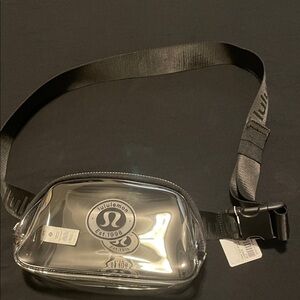 Clear belt bag